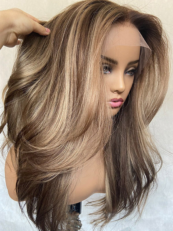 5x5 HD lace wig Ashy Blonde 20 inches