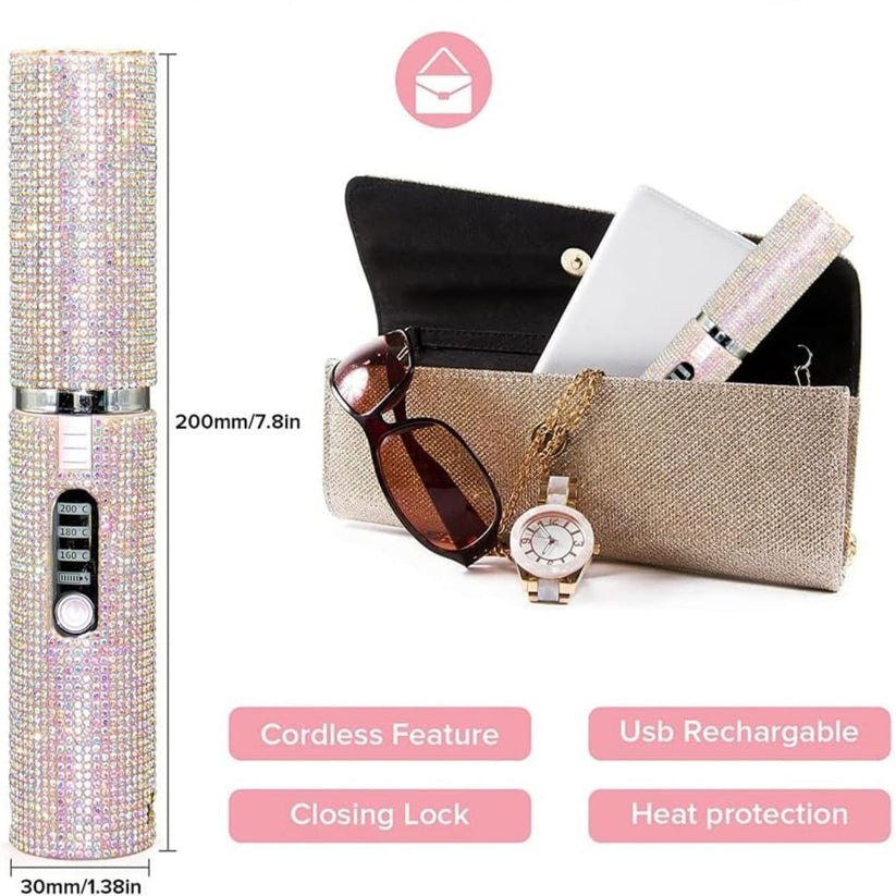 Bling Me Straight Wireless Hair Straightener