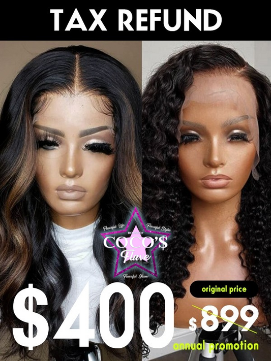 Tax Refund 2 HD Lace Wigs Wavy and Curly