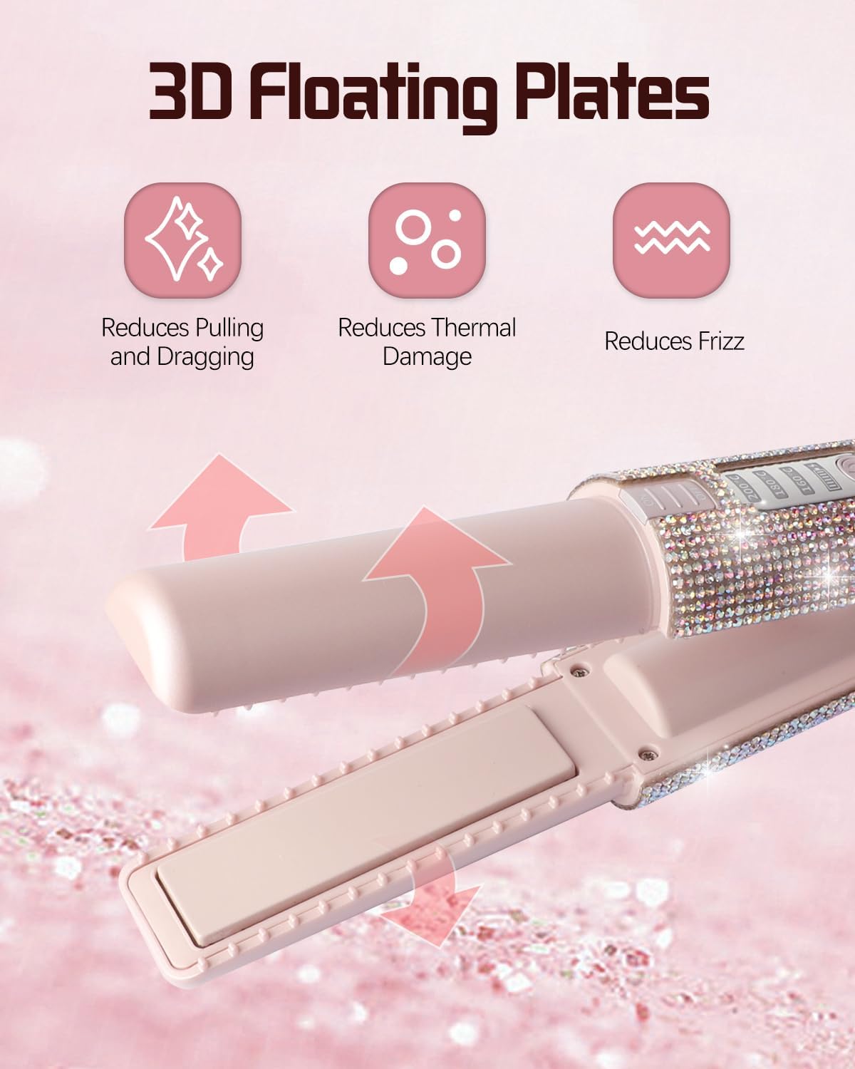 Bling Me Straight Wireless Hair Straightener