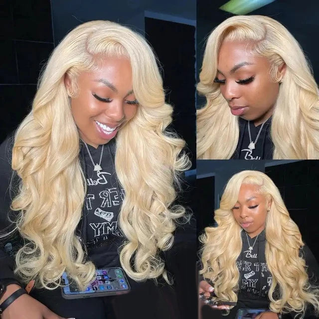 613 Blonde Raw Human Hair Wig