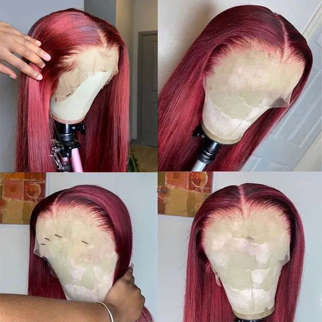 Burgundy 13x4 HD Lace Front Wig