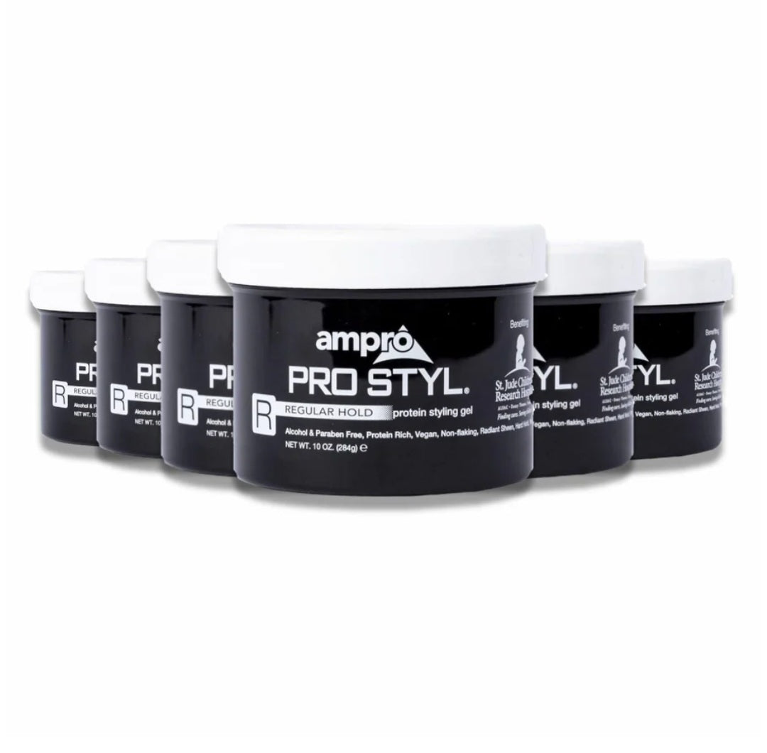 Ampro Pro Style Protein Hair Styling Gel 6 Pack