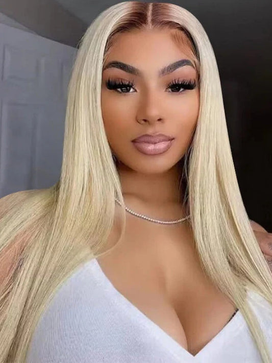 Ash brown roots 613 blonde ombre