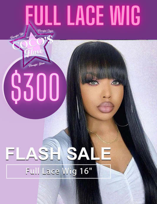 Full Lace Wig w/Bangs